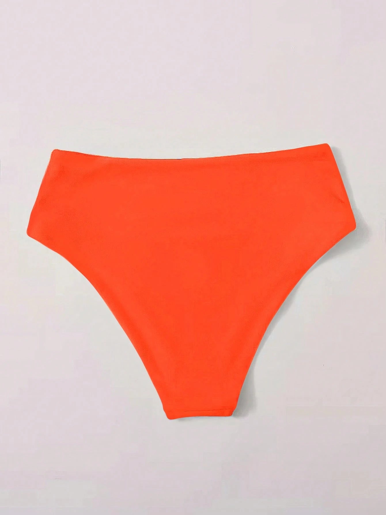 Swim Basics Summer Beach Plain High Waisted Bikini Panty