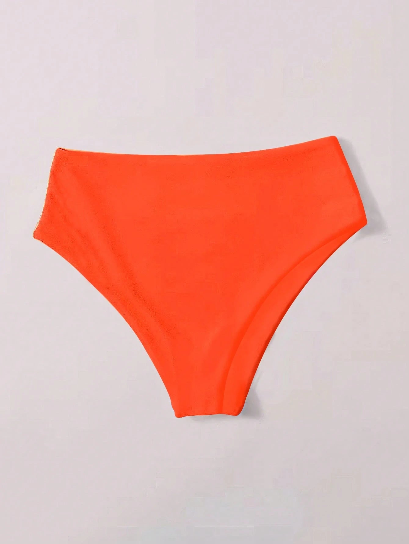 Swim Basics Summer Beach Plain High Waisted Bikini Panty