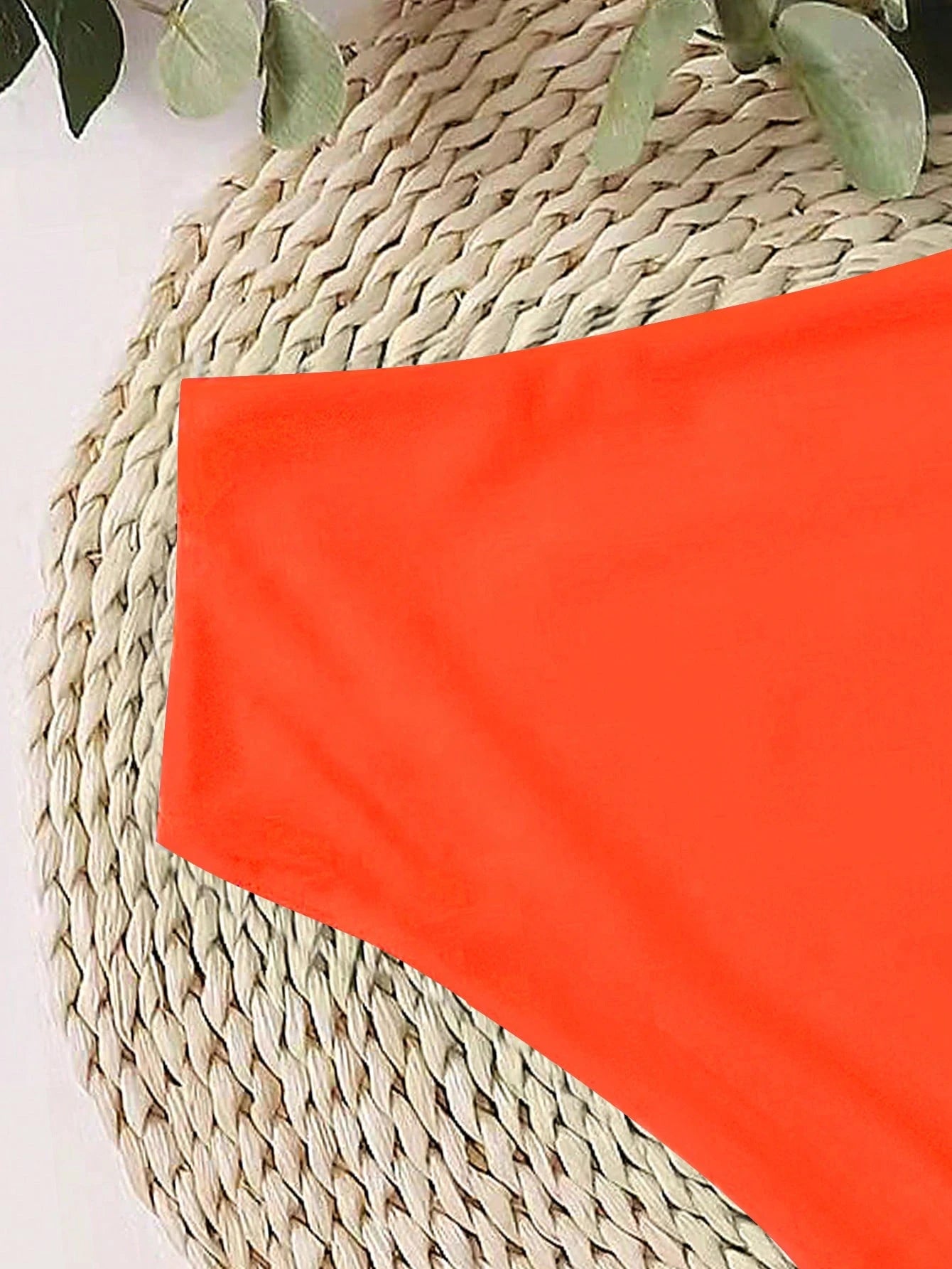 Swim Basics Summer Beach Plain High Waisted Bikini Panty