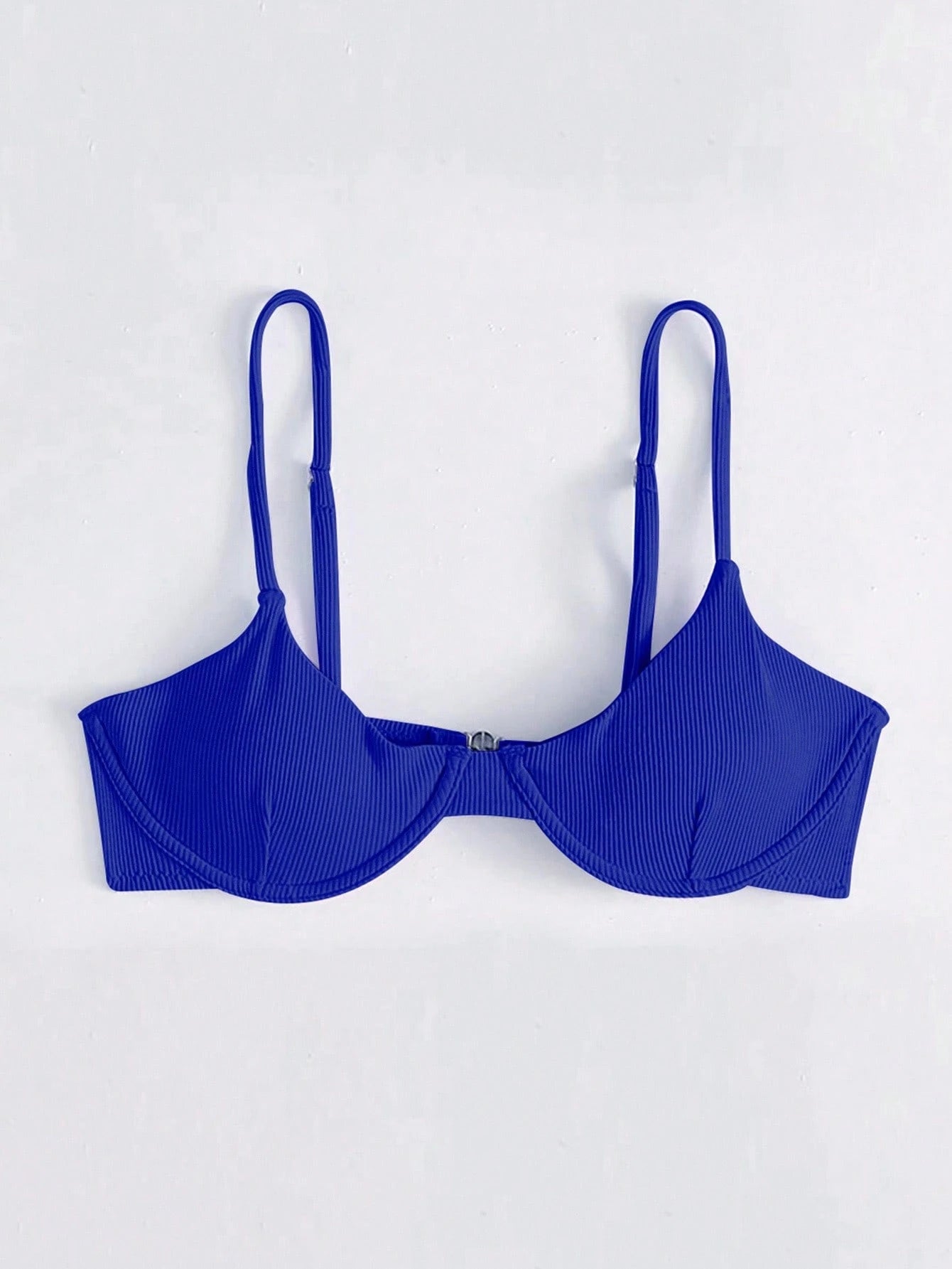 Swim Basics Summer Beach Rib Underwire Bikini Top