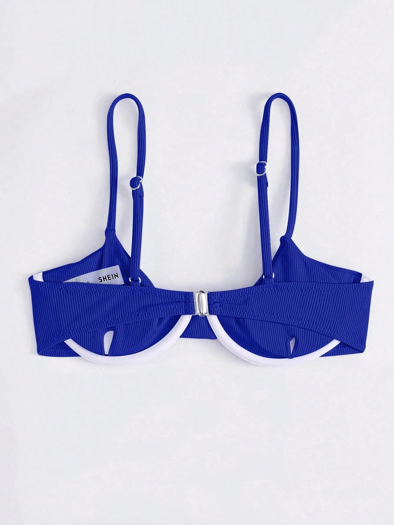 Swim Basics Summer Beach Rib Underwire Bikini Top