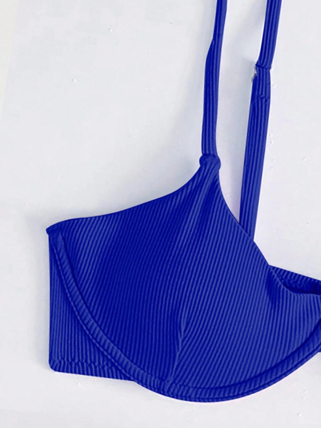 Swim Basics Summer Beach Rib Underwire Bikini Top
