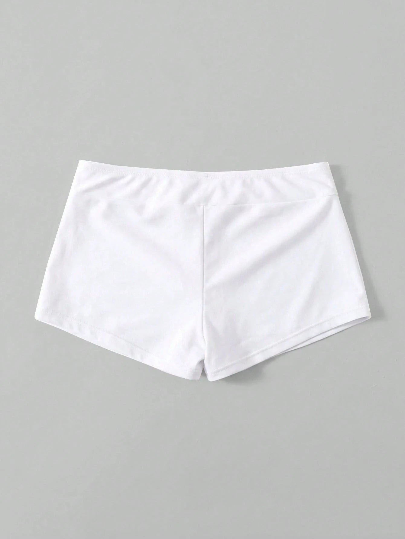 Swim Basics Summer Beach Solid Bikini Shorts