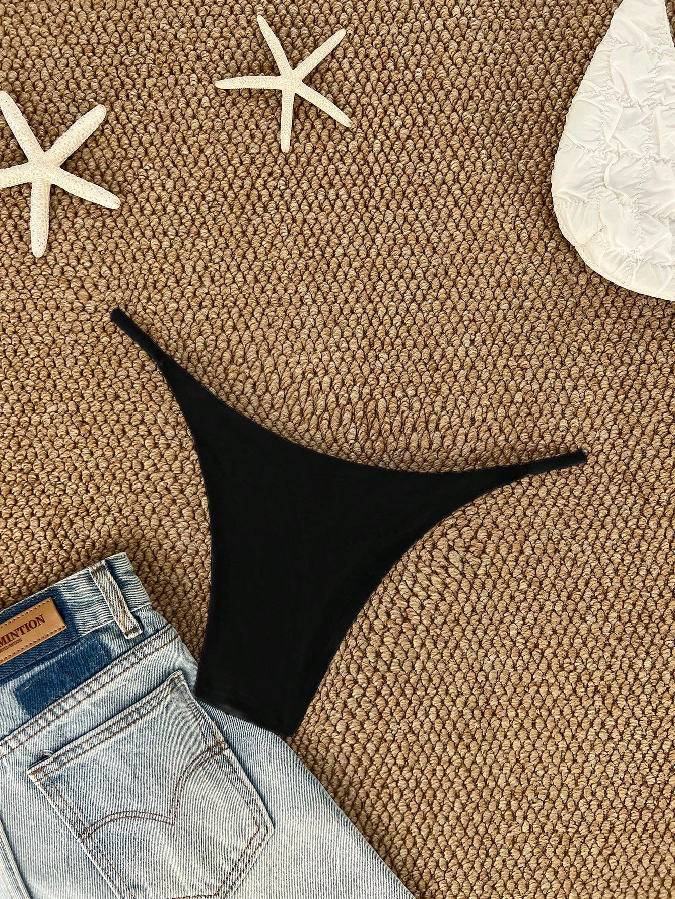 Swim Basics Summer Beach Thong Bikini Panty