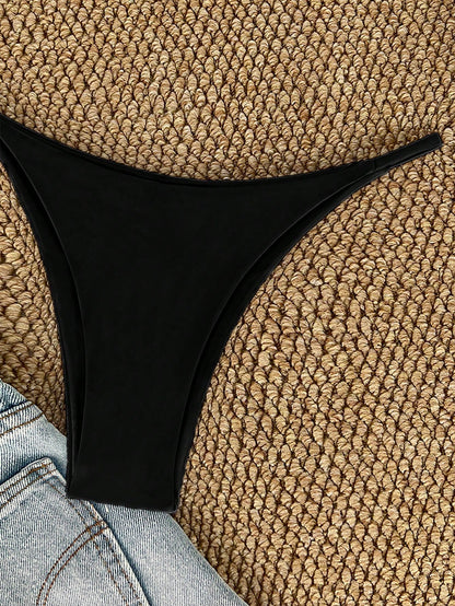 Swim Basics Summer Beach Thong Bikini Panty