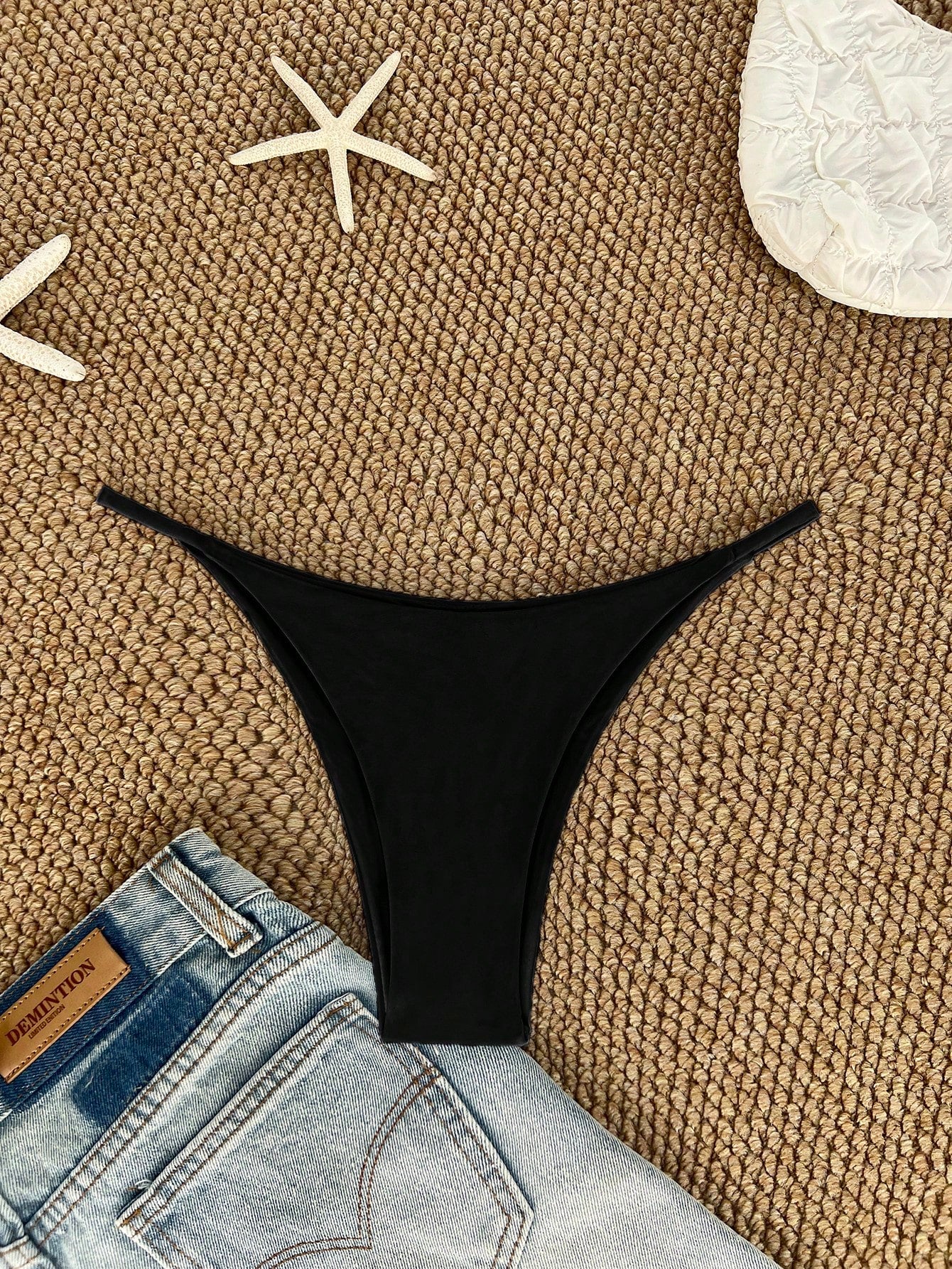 Swim Basics Summer Beach Thong Bikini Panty