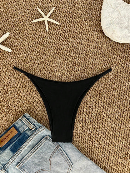 Swim Basics Summer Beach Thong Bikini Panty
