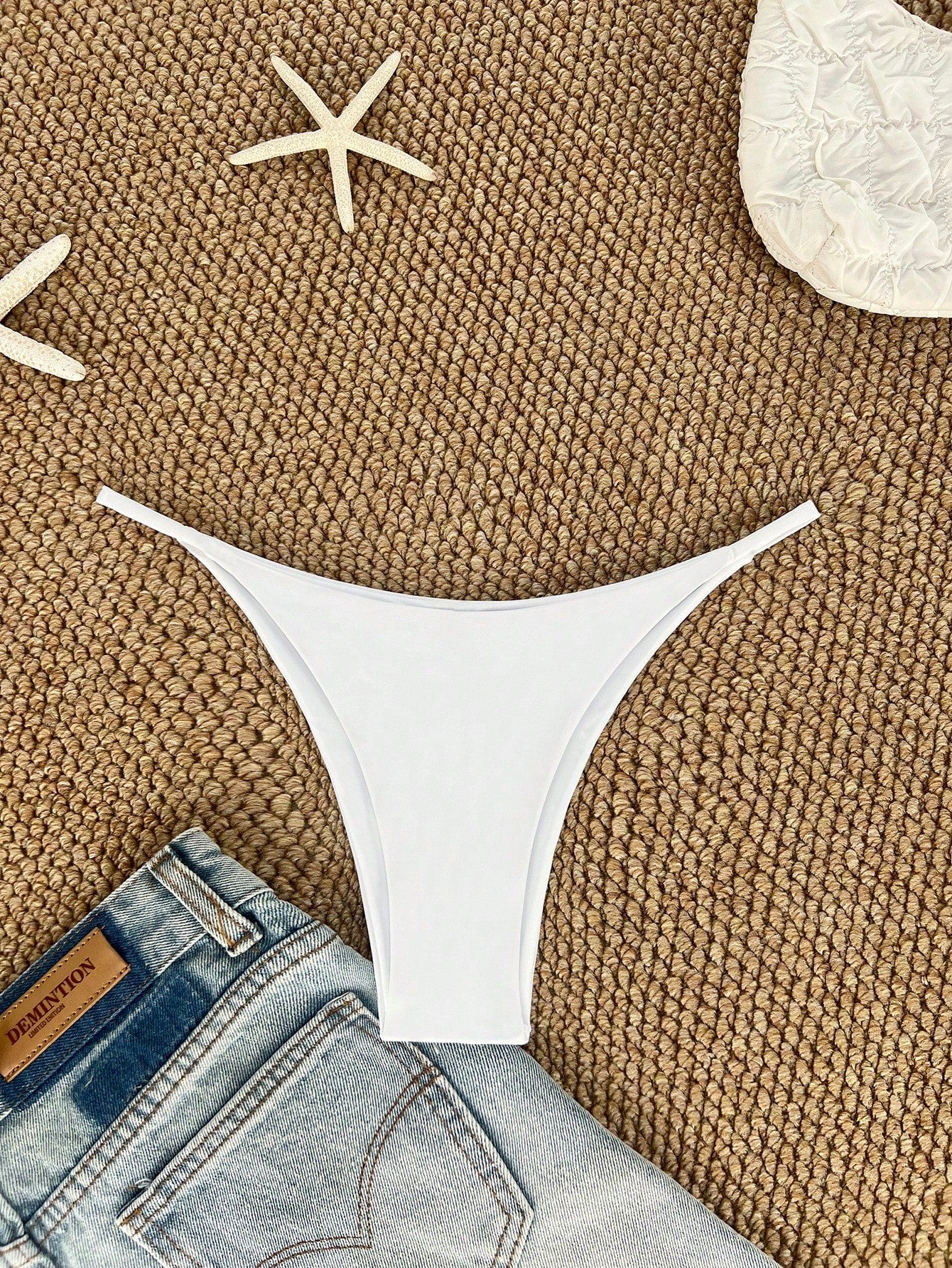 Swim Basics Summer Beach Thong Bikini Panty