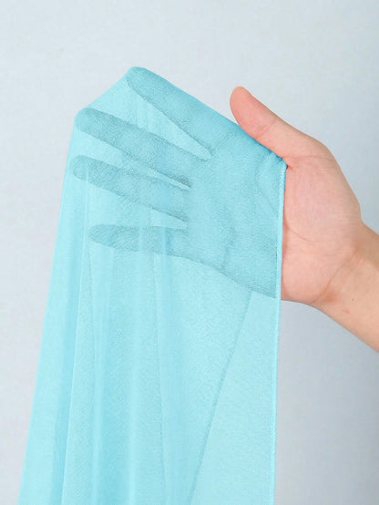Swim Basics Women's Vacation Casual Solid Color Cover-Up Skirt