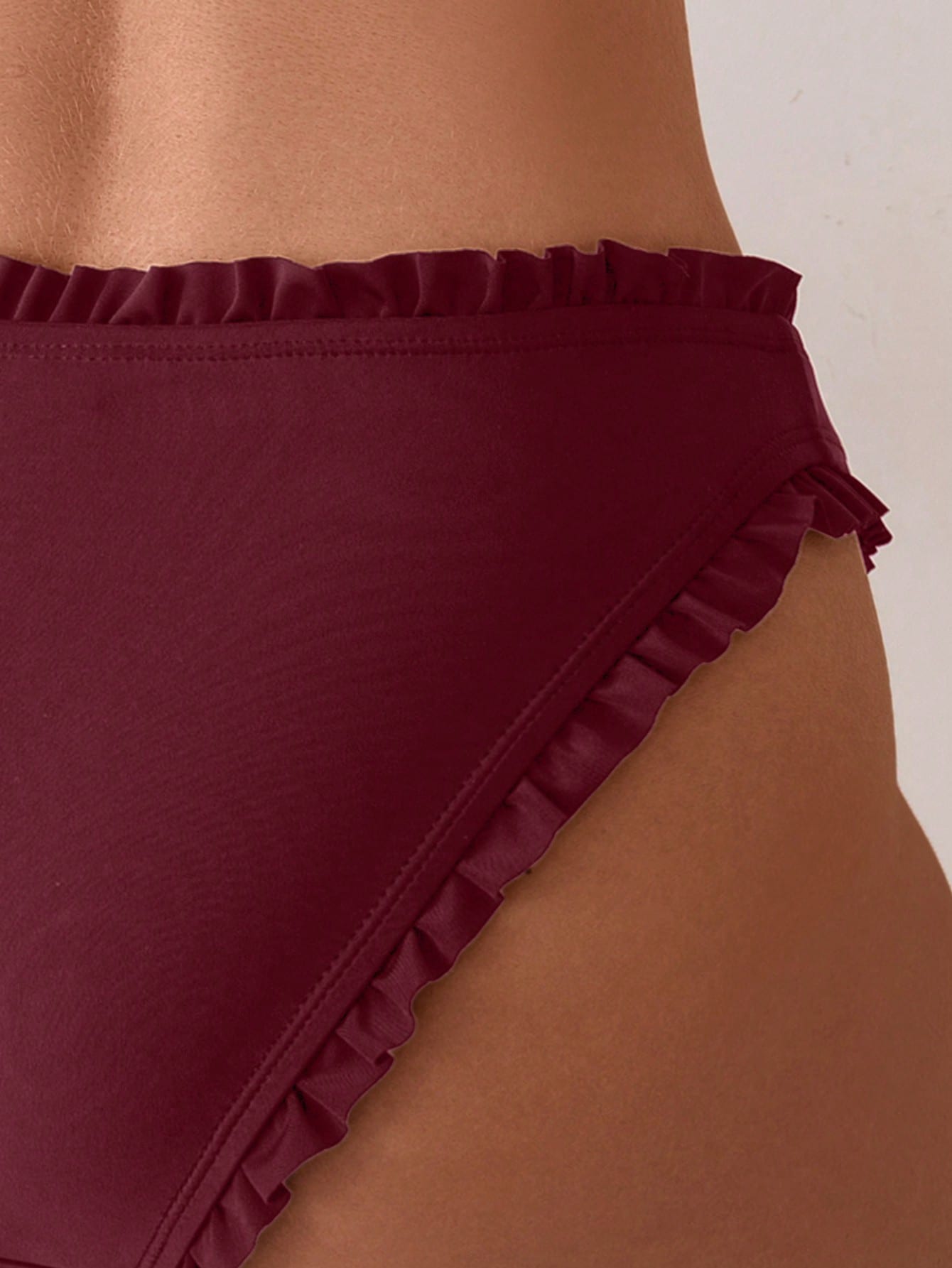 Swim Ladies' Solid Color Simple Style Swimwear Bottoms For Daily Use Summer