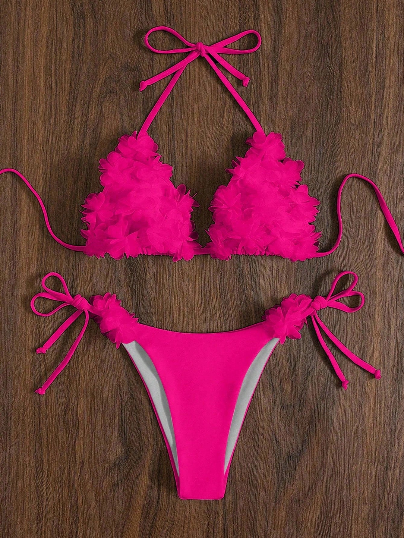 Swim Mod 2pcs/Set Floral Print Sexy Ladies Casual Swimwear, Elegant For Music Festival, Spring/Summer Beach Party