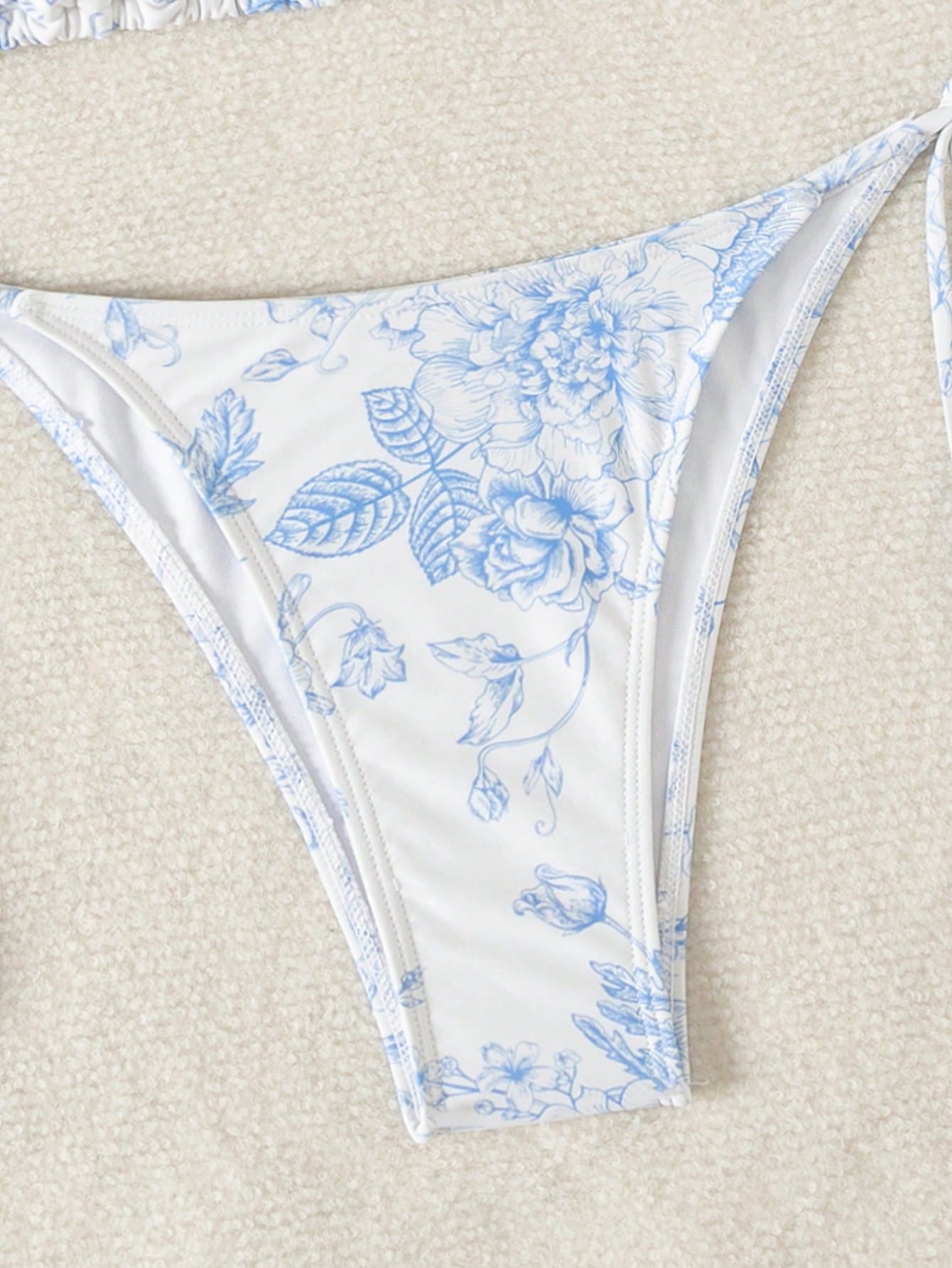 Swim Mod Summer Beach Women's Floral Printed Halter Neck Bikini Set Floral Bikinitwo Piece Bikini
