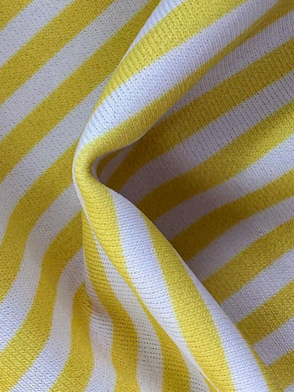 Swim Mod Women's Halter Bikini Two Pieces Swimwear Striped Gingham Trim Yellow Bikini,White,Summer,Cute,Pool Party,Holiday Vacation Tanning Floral Bikini