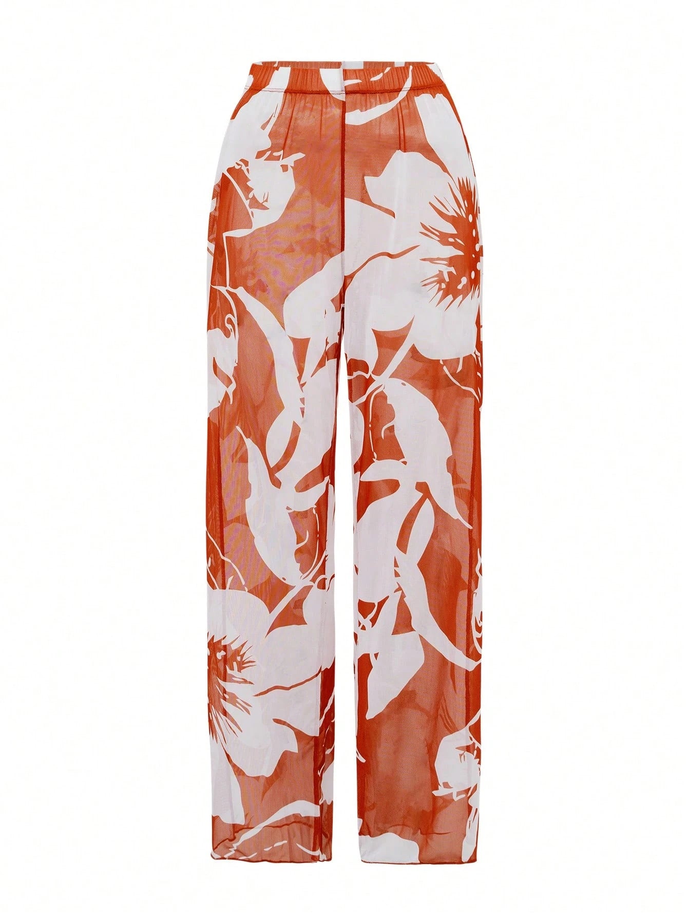 Swim Oasis New Arrival Solid Color Hollow Cross Halter One-Piece Swimsuit With Printed Cover-Up Skirt Beach Set For Women