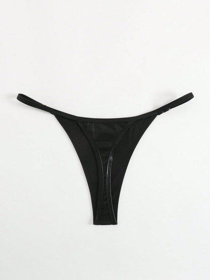 Swim Summer Beach Metallic Bikini Bottom