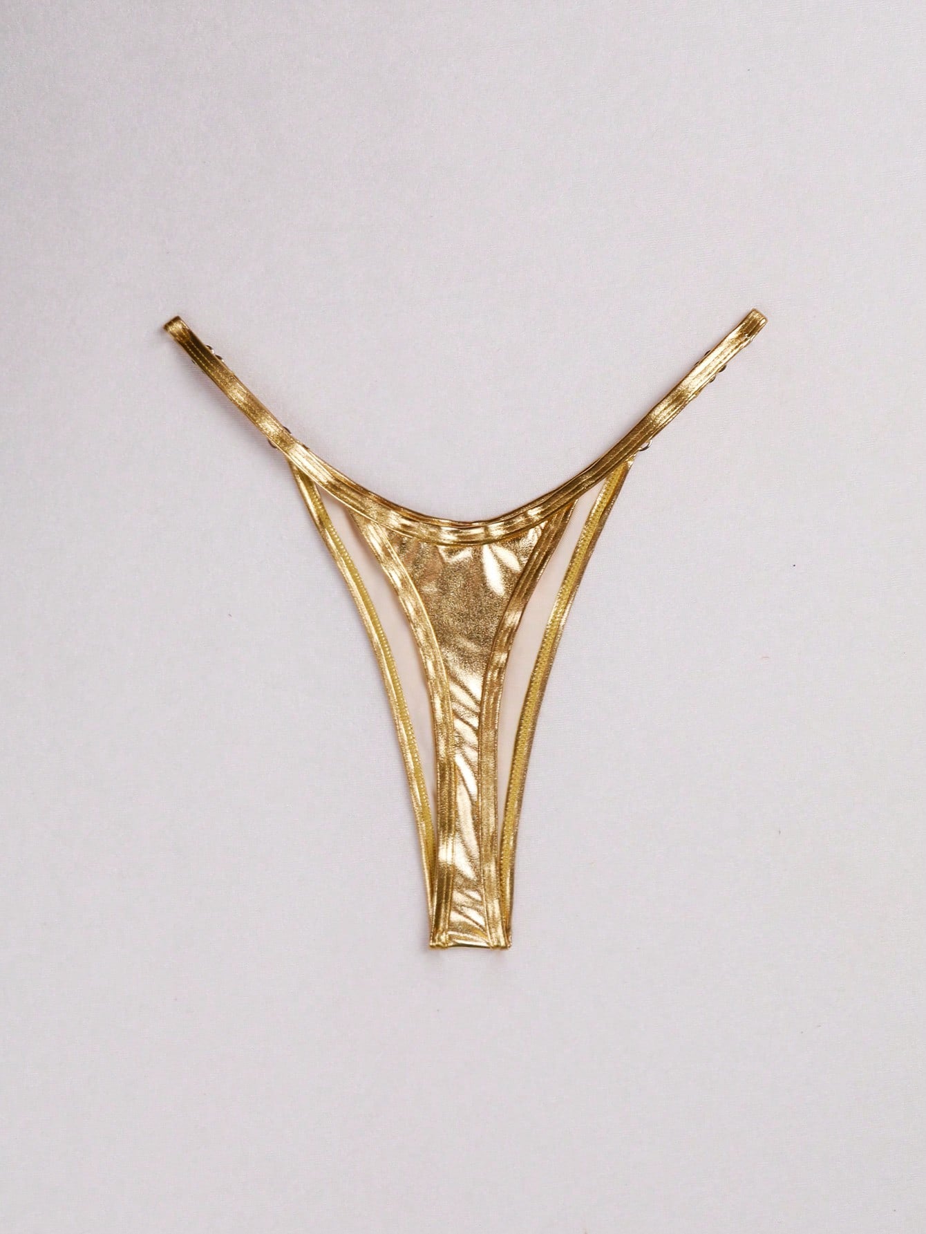 Swim Summer Beach Metallic Bikini Bottom