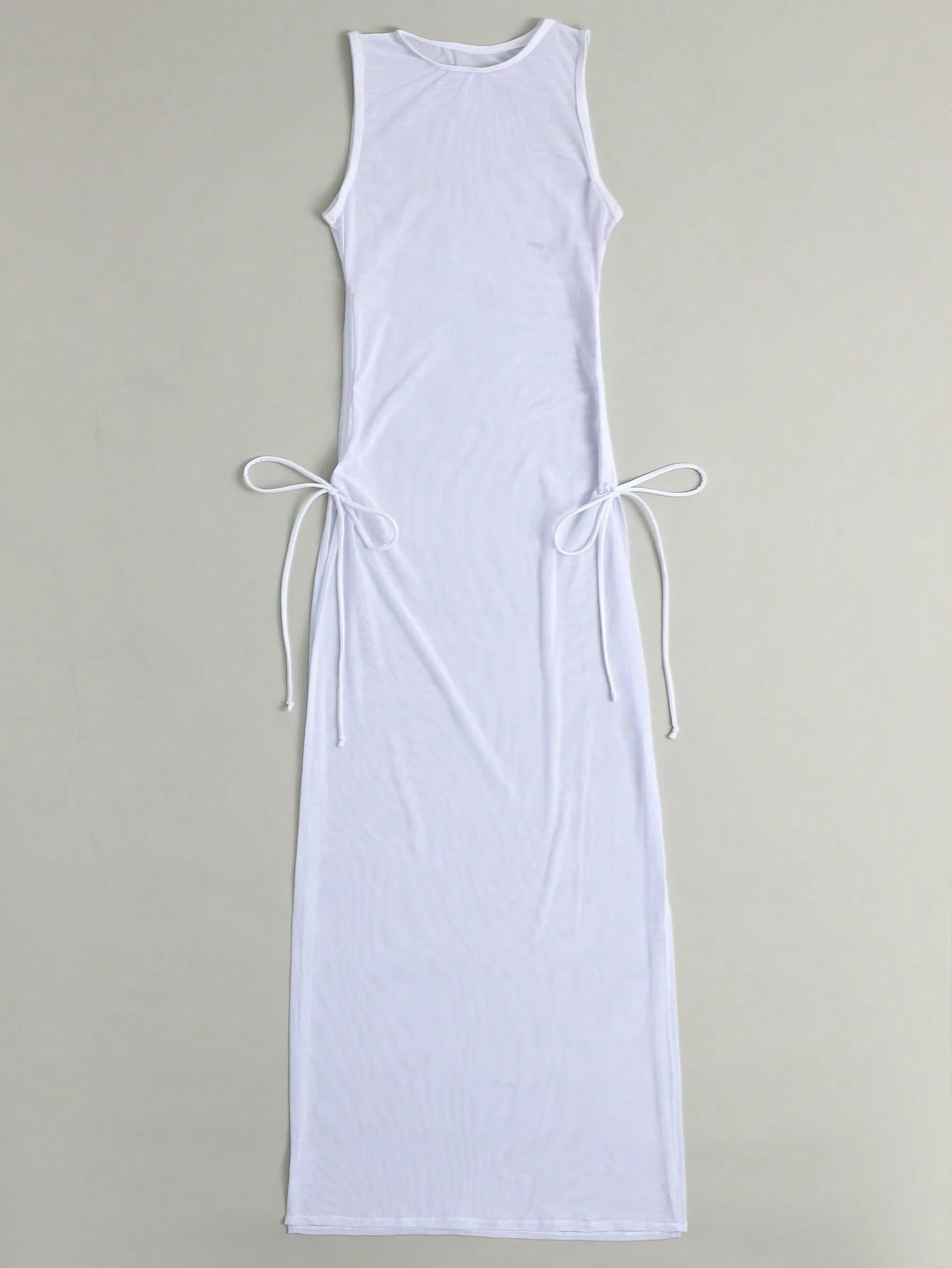 Swim Summer Beach Sheer Mesh Cover Up Without Bikini Set