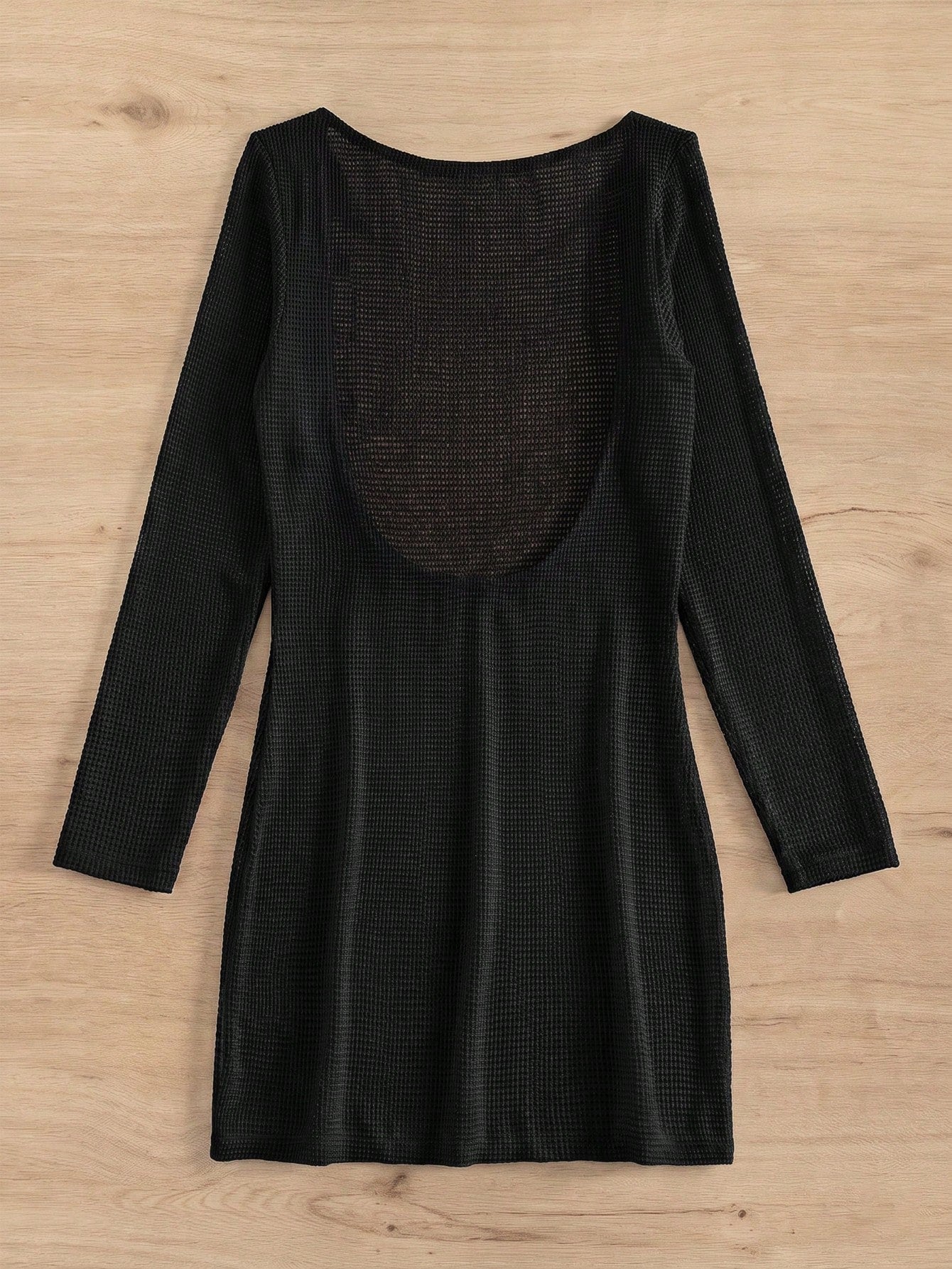Swim Summer Beach Solid Scoop Neck Cover Up Dress Without Bikini Set
