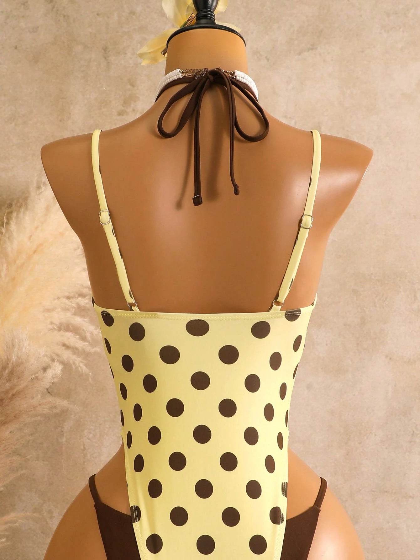 Swim SXY New Women's Polka Dot Sexy Swimwear Set, Beach Vacation Swimwear, Spring/Summer