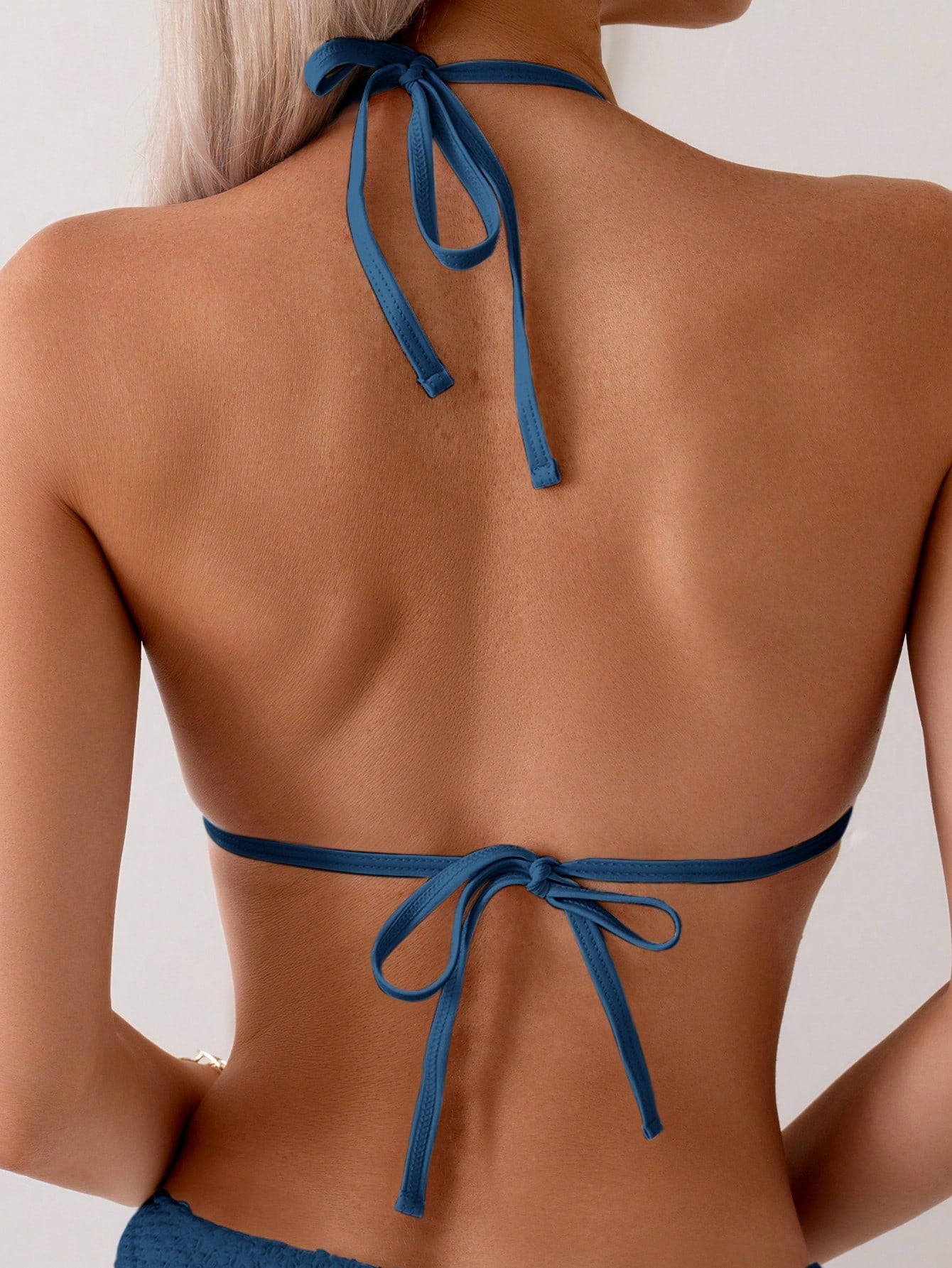 Swim SXY Summer Beach V Neck Halter Bikini Set