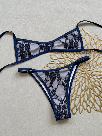 Swim Vcay 2026 New Spring/Summer Women's 2 Pieces Beach Vacation Casual Sexy Micro Bikini Set
