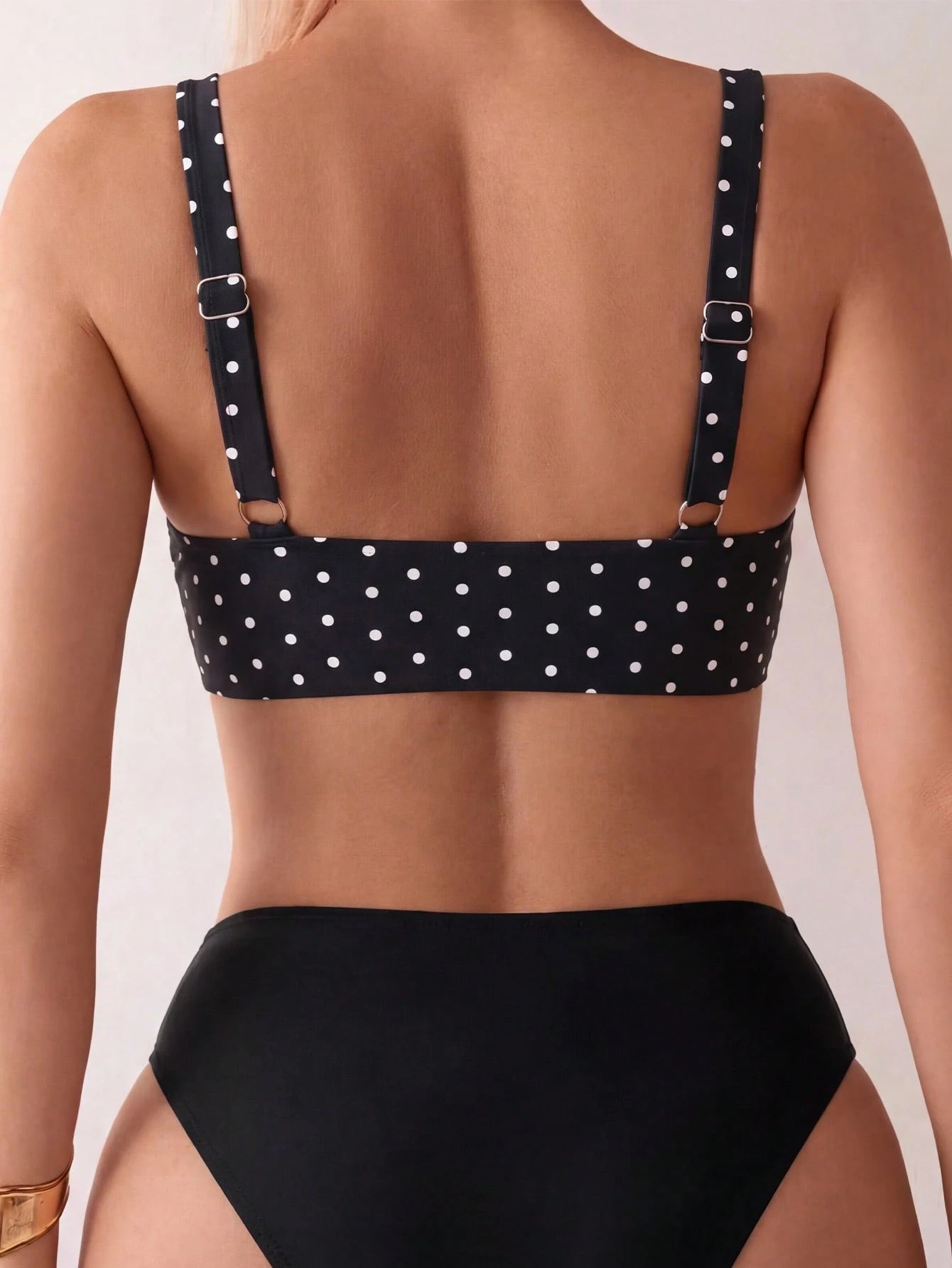 Swim Vcay 2026 Women's Brown Polka Dot Bikini, Sexy Beach Vacation
