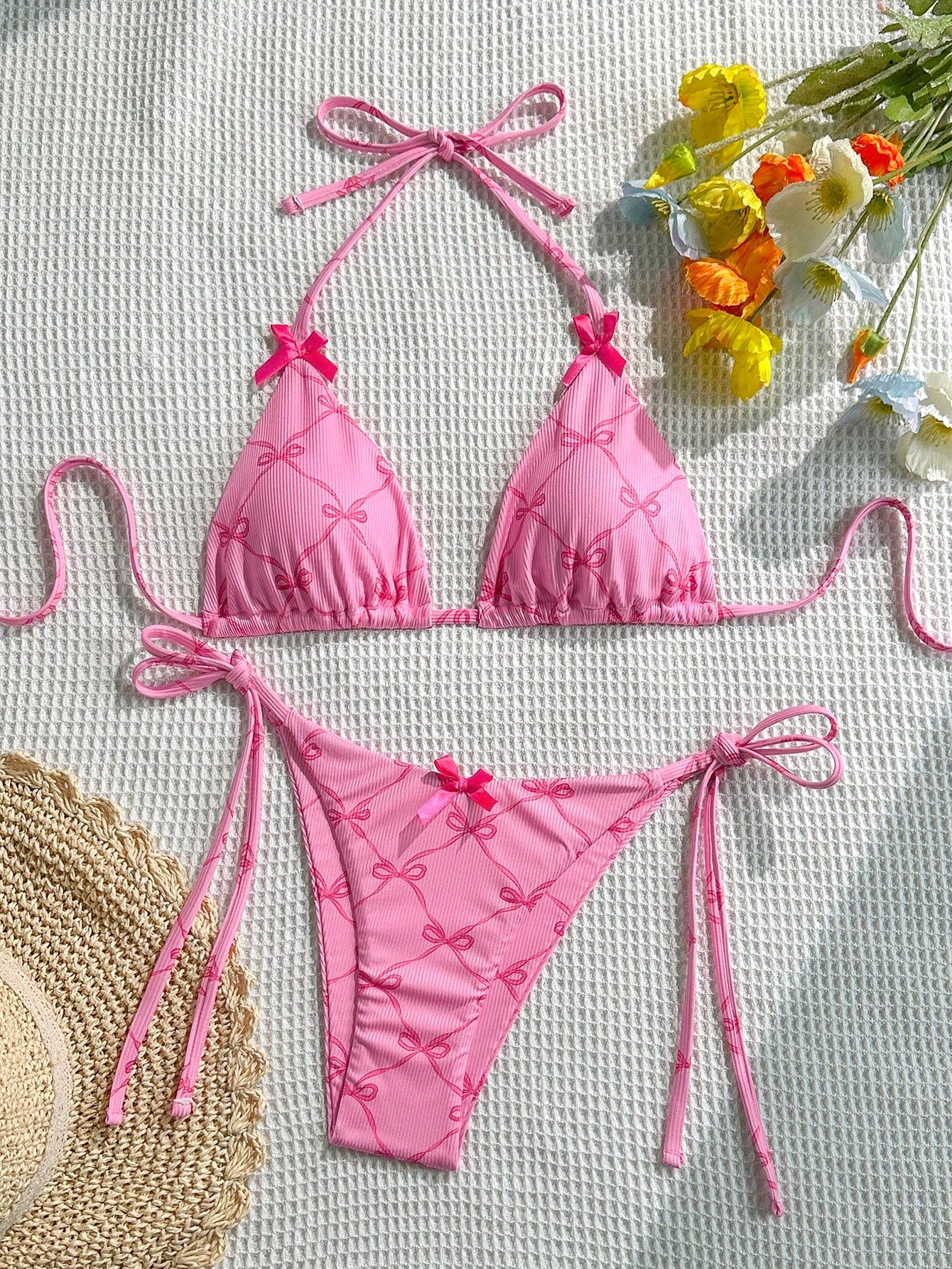 Swim Vcay 2pcs Halter Tankini Swimsuit With Bikini Bottom For Summer Beach Vacation