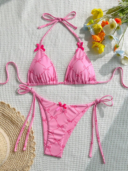 Swim Vcay 2pcs Halter Tankini Swimsuit With Bikini Bottom For Summer Beach Vacation