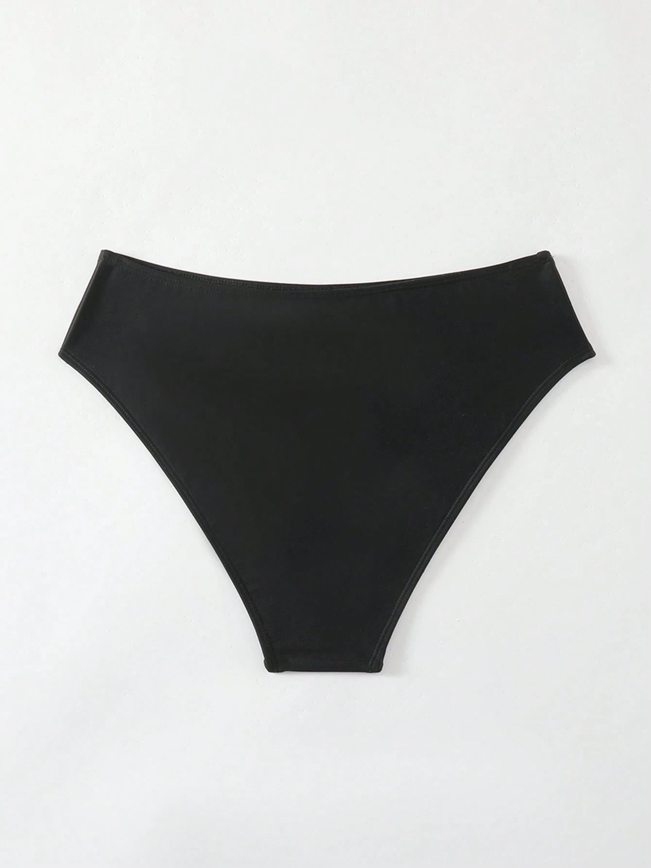 Swim Vcay Summer Beach Solid Color Simple Bikini Bottoms