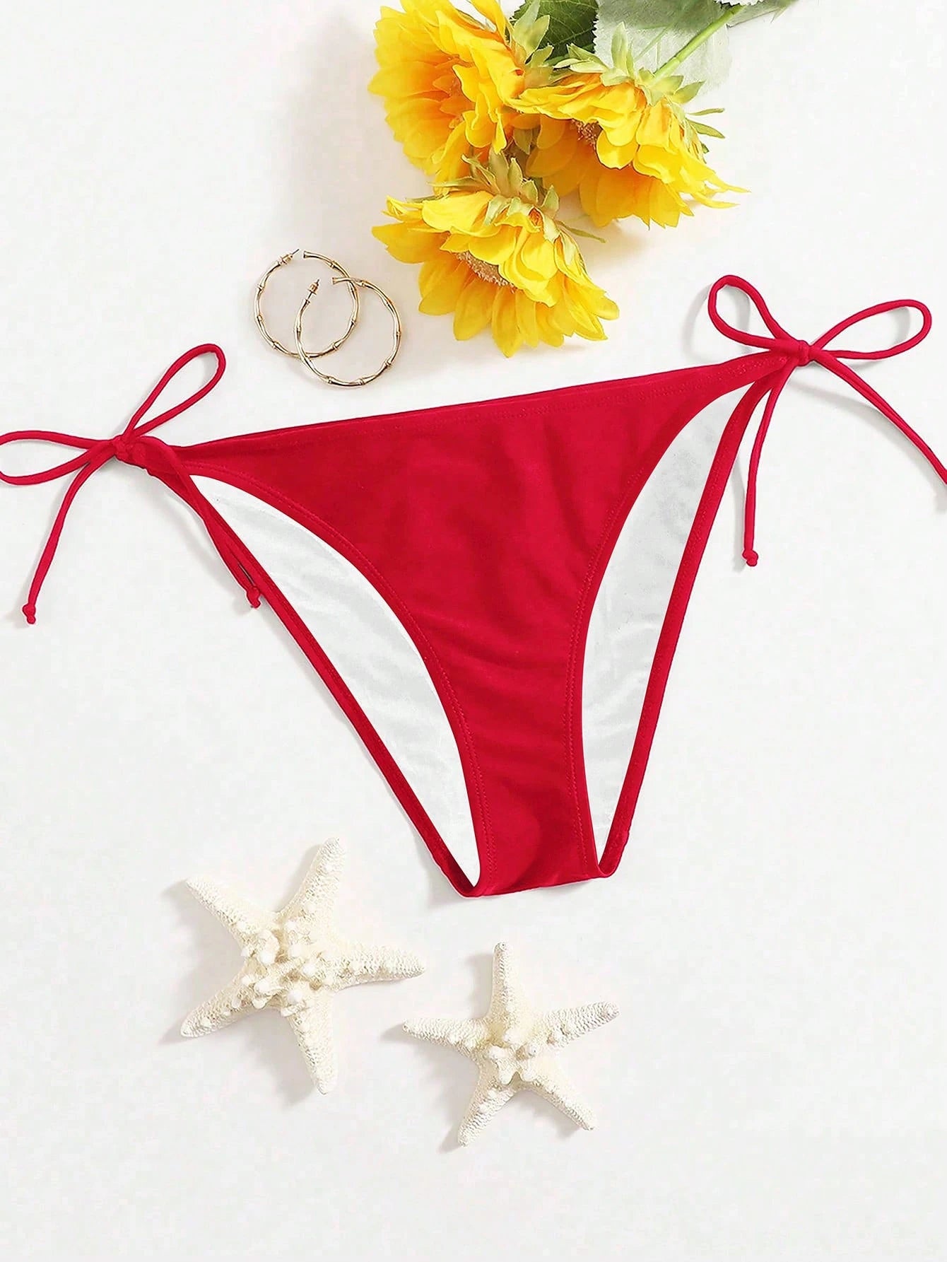 Swim Vcay Summer Beach Tie Side Bikini Panty