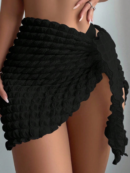 Swim Vcay Summer Beach Women's Wrap Tie Front Cover Up Music Festival
