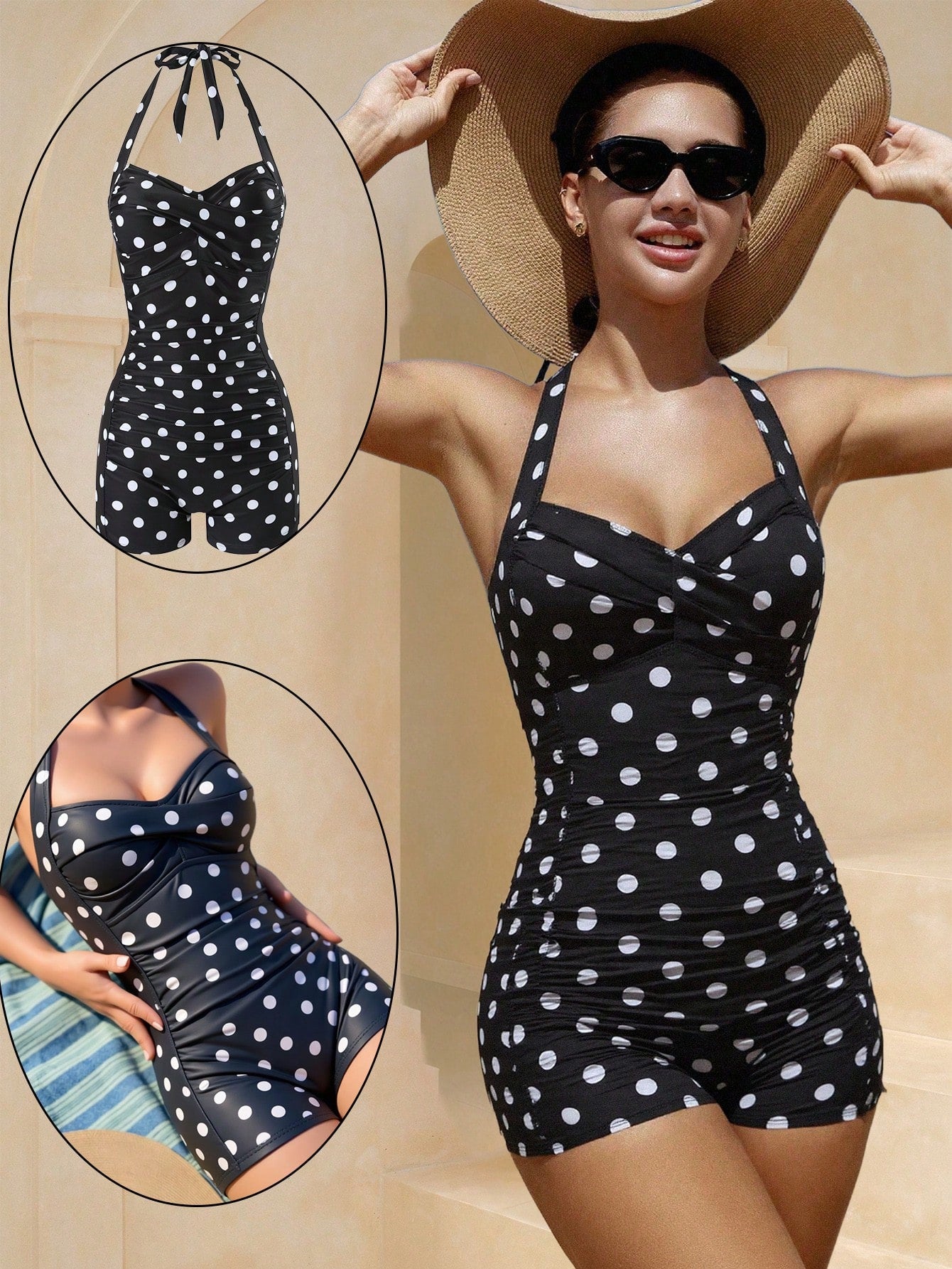 Swim Vcay Women Beach Summer One Piece Swimsuit
