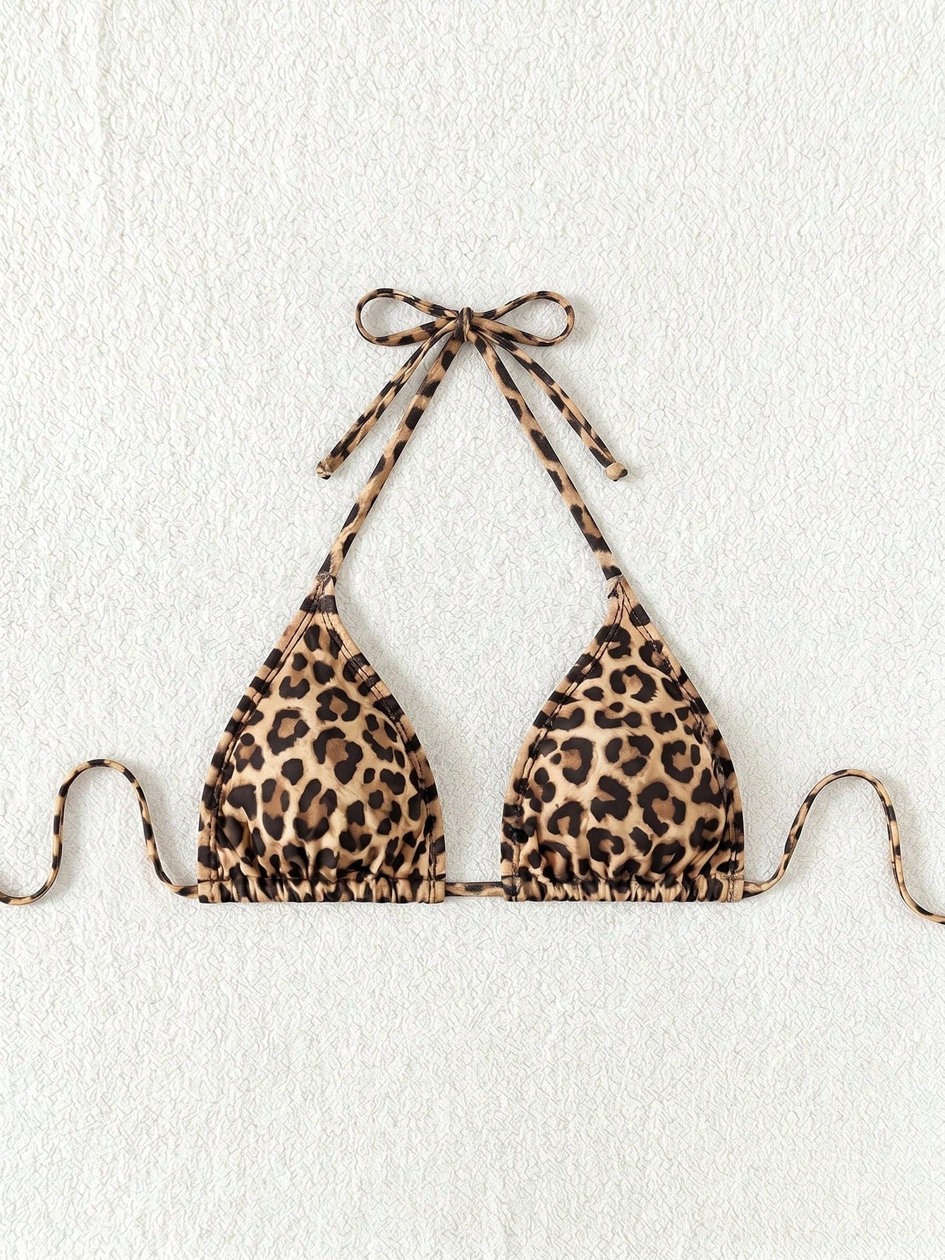 Swim Vcay Women Leopard Print Swimwear Top,Brown Summer Casual Beach Holiday Vacation Bikini Animal Print One Piece Bathing Suits Bohemian Elegant Vintage Y2K