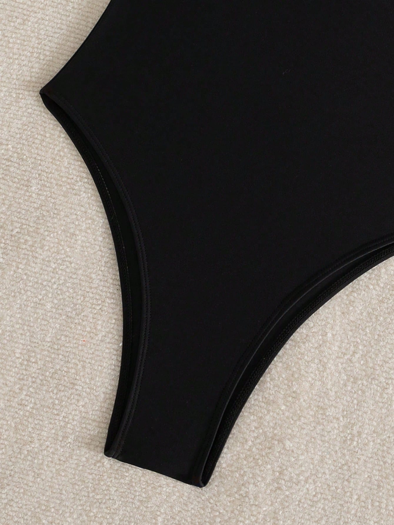 Swim Vcay Women's Black And White Striped One-Piece Swimsuit With Shoulder Strap Design, Sexy Beach Vacation Style, Summer