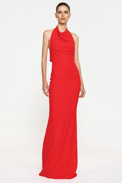 Sydney Gown - Cherry Red - SHOPJAUS - JAUS