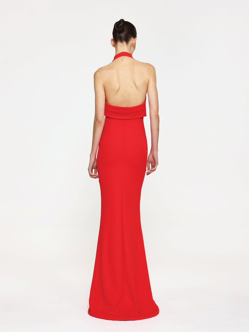 Sydney Gown - Cherry Red - SHOPJAUS - JAUS