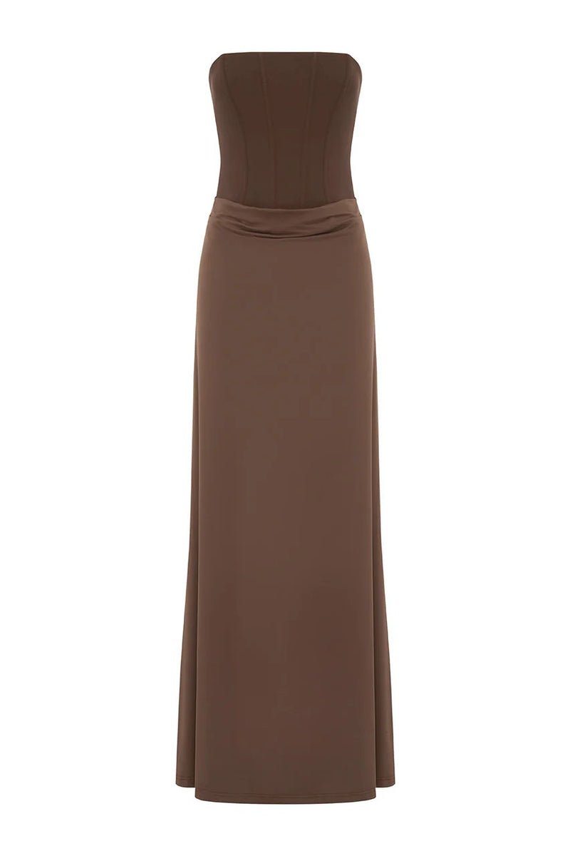 Taleah Maxi Dress - Espresso