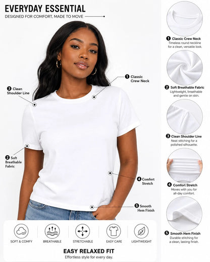Teach Pattern Women's-Shirt Casual Style Summer Wear Teachers