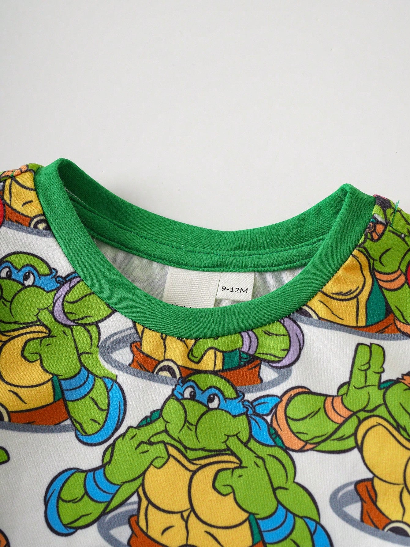 TEENAGE MUTANT NINJA TURTLES| Baby Boy Cartoon Print Casual Everyday Romper