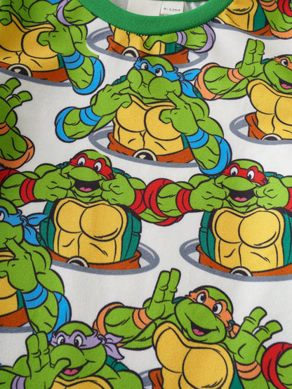 TEENAGE MUTANT NINJA TURTLES| Baby Boy Cartoon Print Casual Everyday Romper