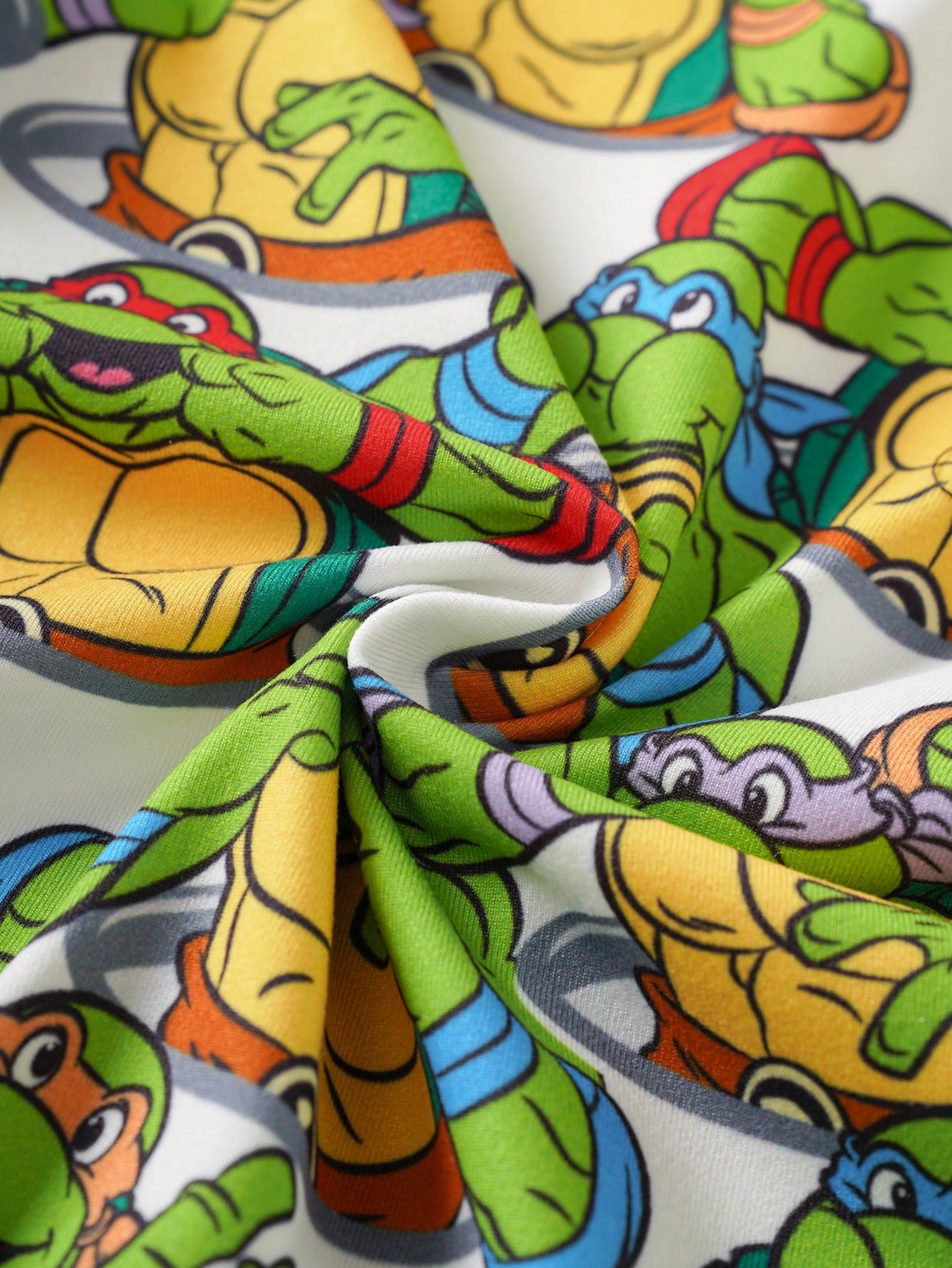 TEENAGE MUTANT NINJA TURTLES| Baby Boy Cartoon Print Casual Everyday Romper