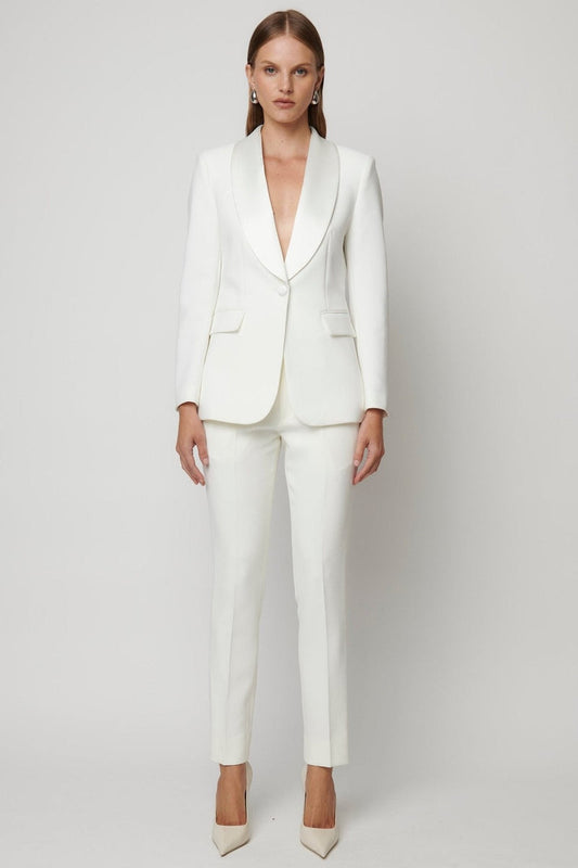 The Tuxedo Pant - Off White - SHOPJAUS - JAUS