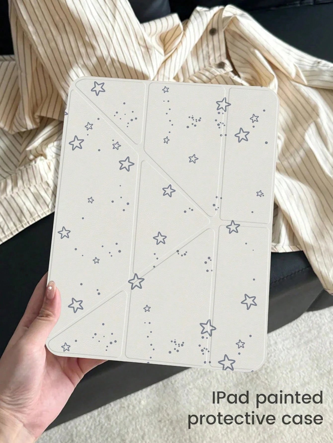 This Exquisite And Cute Cartoon Pattern Double-Sided Painted Acrylic Transparent Crystal Back Shell Is Shockproof And Suitable For IPad 7th, 8th (10.2 Inch) And 10th Generation Models. It Features A B