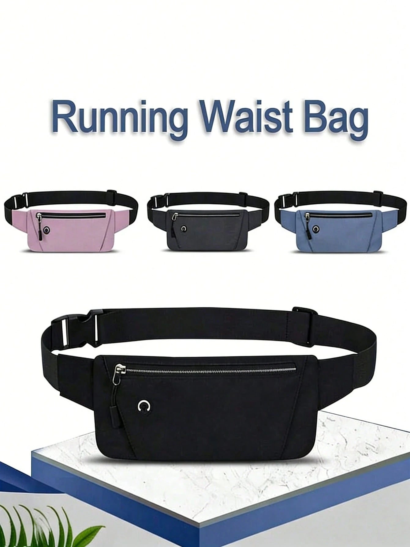 This Waterproof Running Waist Pack Features Multiple Pockets With Large Capacity, Suitable For Both Men And Women. It Can Hold Items Like Phones, Keys, Wallets, And Is Perfect For Running, Hiking, Tra