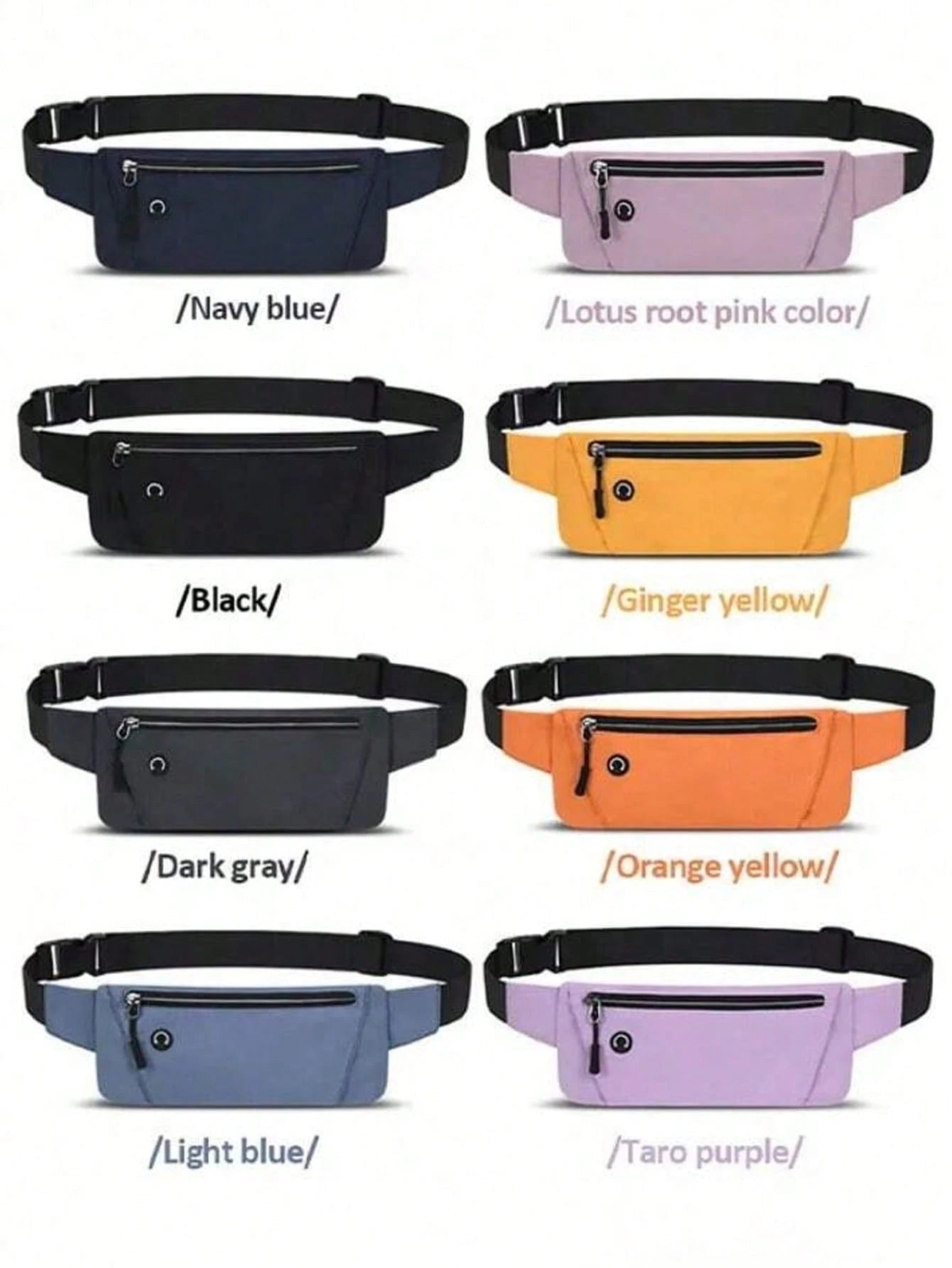 This Waterproof Running Waist Pack Features Multiple Pockets With Large Capacity, Suitable For Both Men And Women. It Can Hold Items Like Phones, Keys, Wallets, And Is Perfect For Running, Hiking, Tra