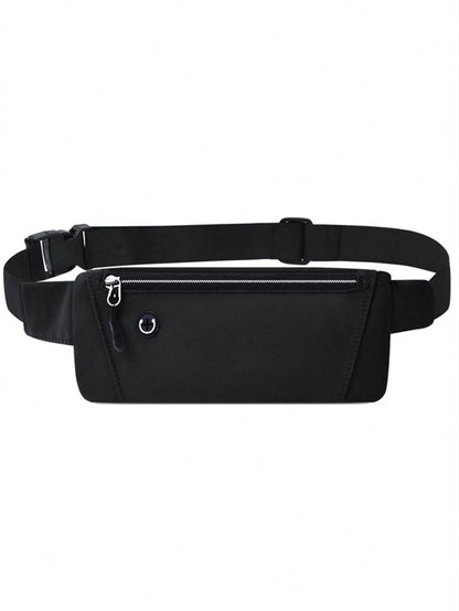 This Waterproof Running Waist Pack Features Multiple Pockets With Large Capacity, Suitable For Both Men And Women. It Can Hold Items Like Phones, Keys, Wallets, And Is Perfect For Running, Hiking, Tra