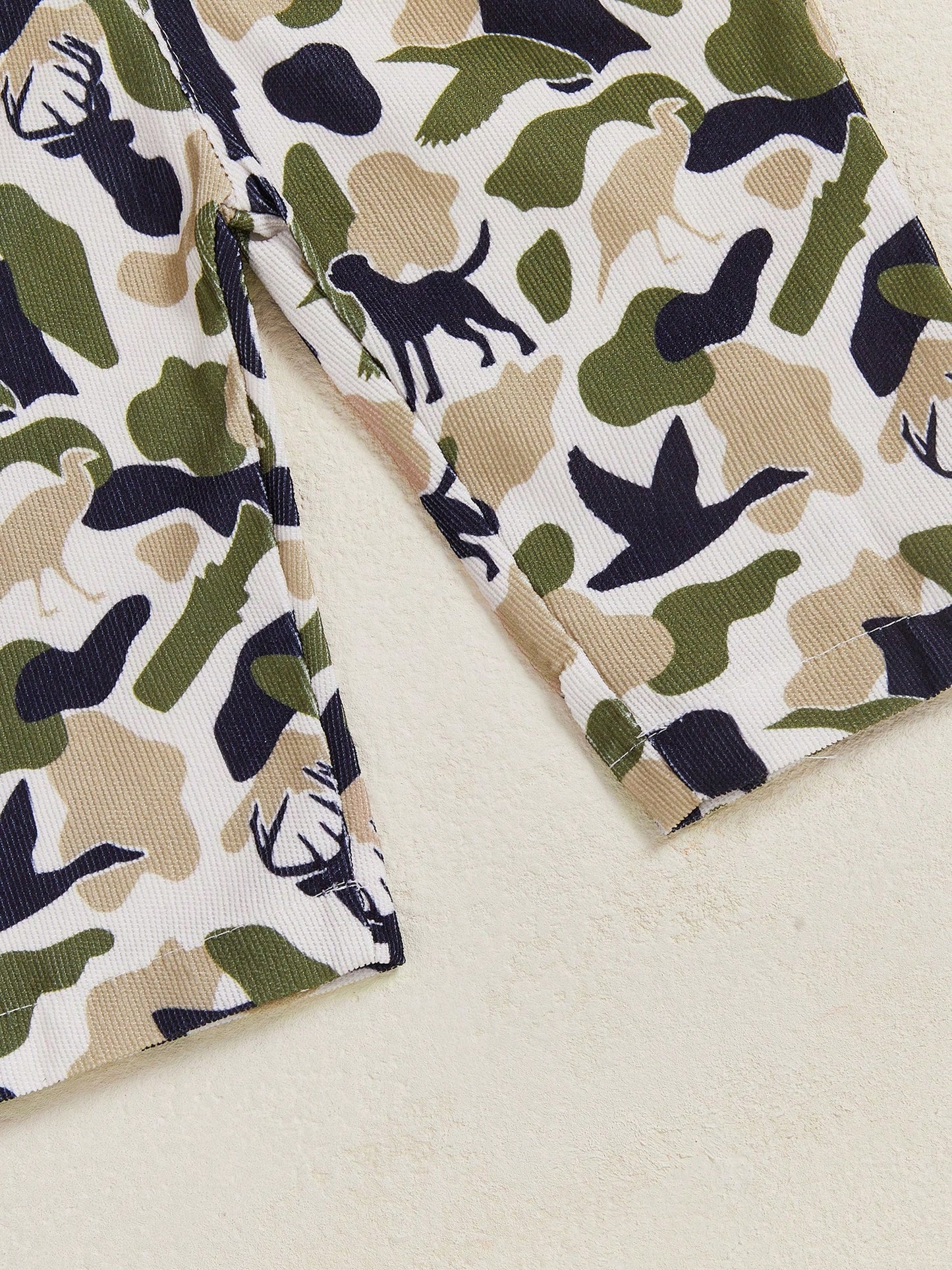 Toddler Baby Boy Duck Deer Hunting Suspender Pants Corduroy Bib Overalls Little Hunter Fall Winter Outfits