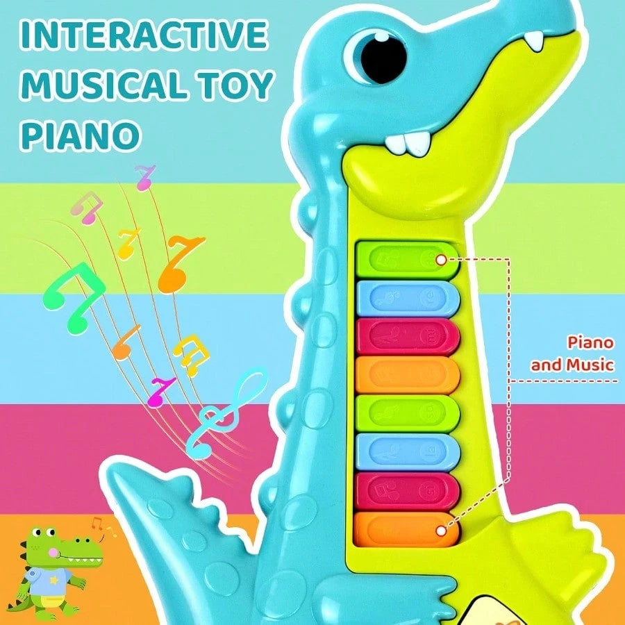 Toddler Toys For 1 Year Old Boy Gift: Baby Girl Musical Toys 12-18 Months, Educational Piano Guitar With Animals And Sounds, First Birthday Gifts