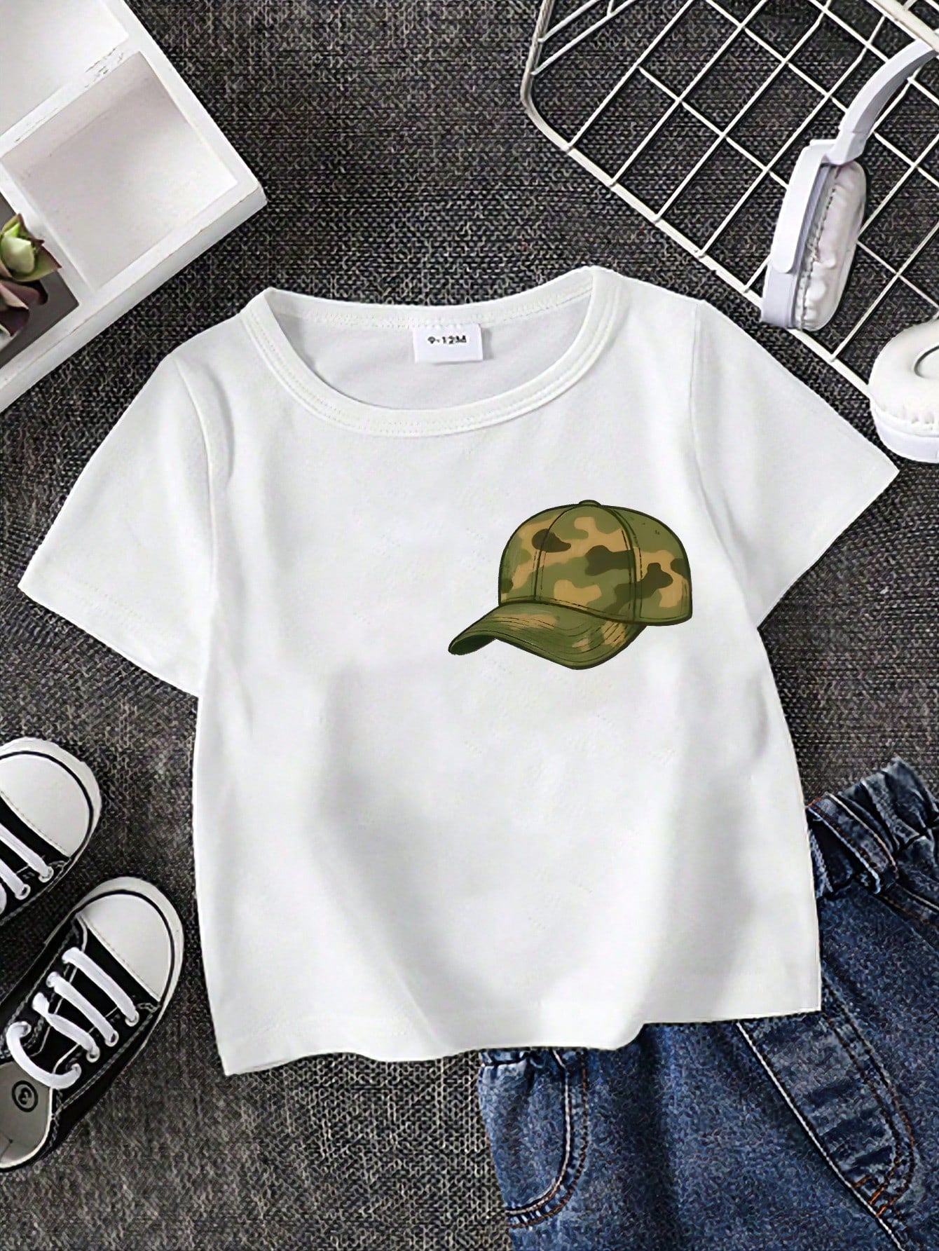 Toddler White Short Sleeve T-Shirt Got Too Silly Double Side Cartoon Police Goose Jail Funny Cute Casual Kids Soft Baby Tee