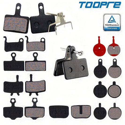 TOOPRE Semi-Metallic Bicycle Disc Brake Pads- Black Copper Fiber, Compatible With M355 And M446 Brake Discs, High-Quality Mountain Bike Brake Pads, Providing Smooth Braking Force| Durable Brake Pads
